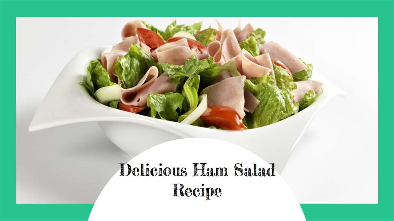 Pioneer Woman's Ham Salad Recipe